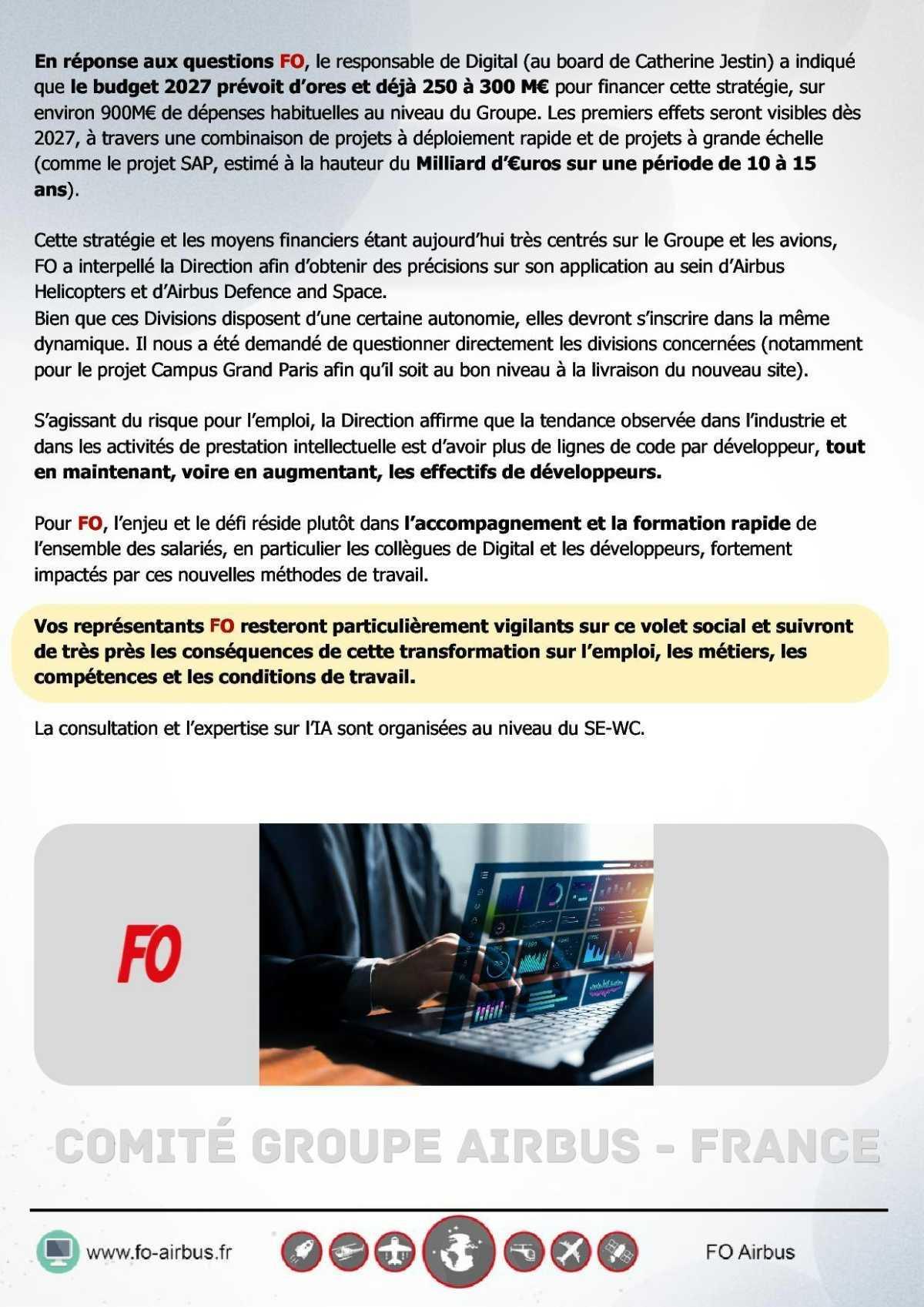 Comité de Groupe Airbus France