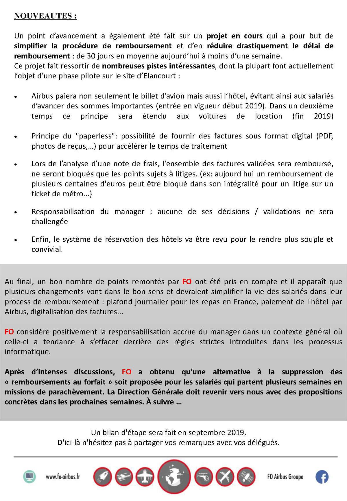 Tract : Politique frais de déplacement