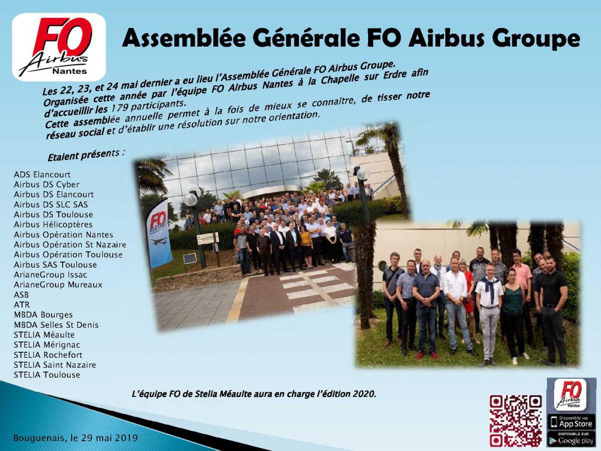 Assemblée générale FO Airbus Groupe