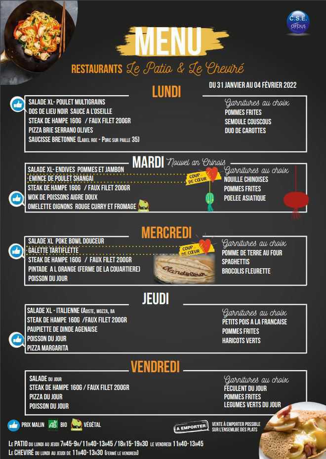 Menu S5