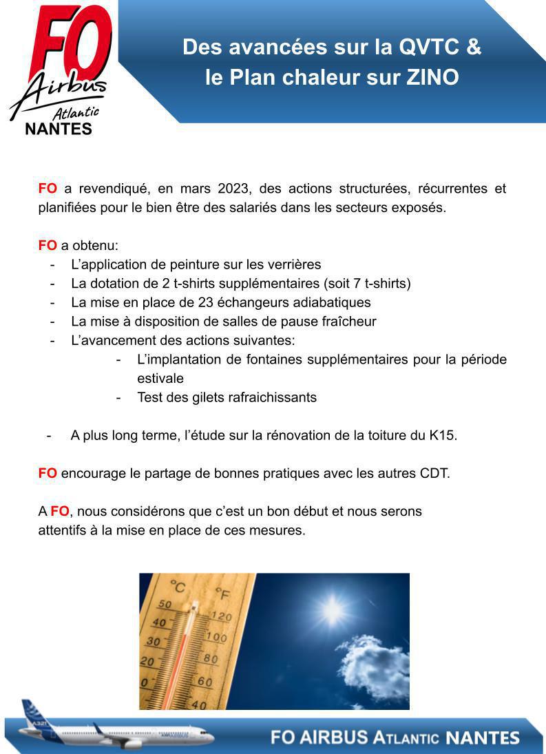 QVTC & le Plan chaleur