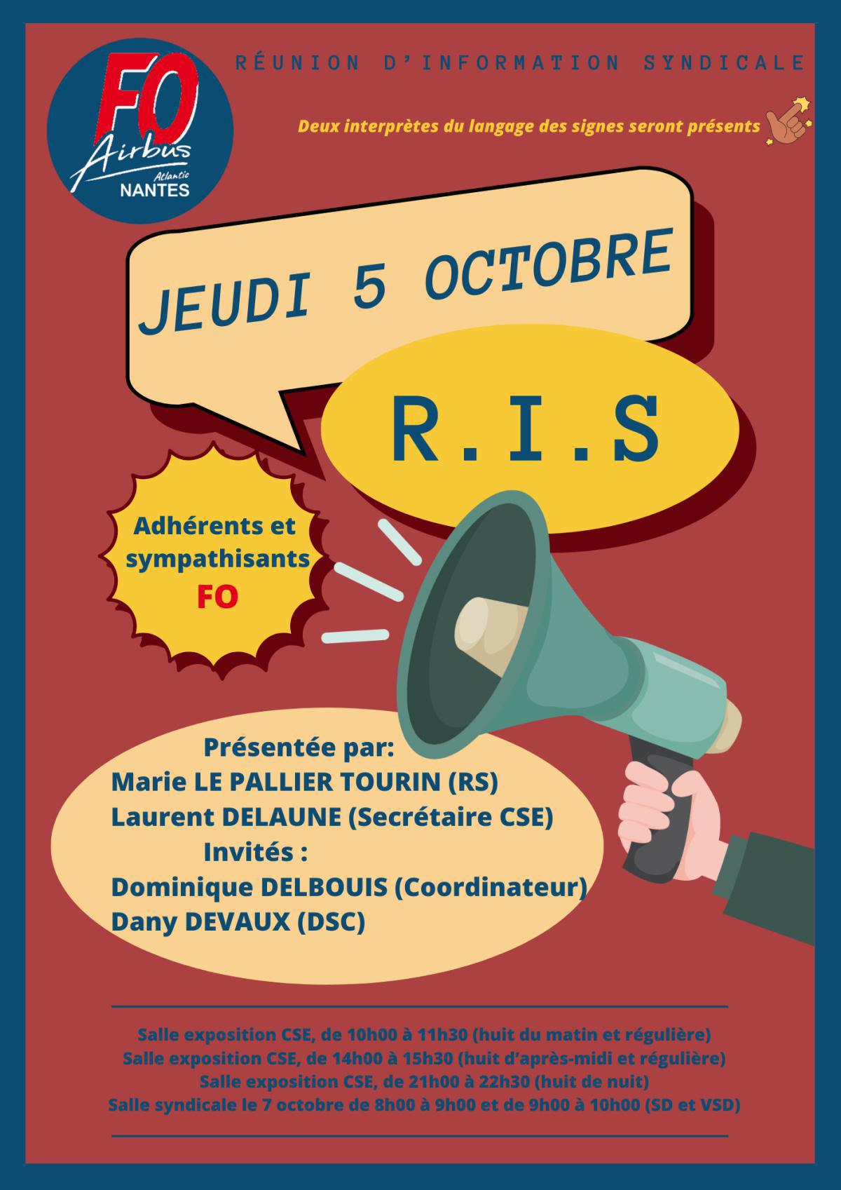 RIS du 5 Octobre 2023
