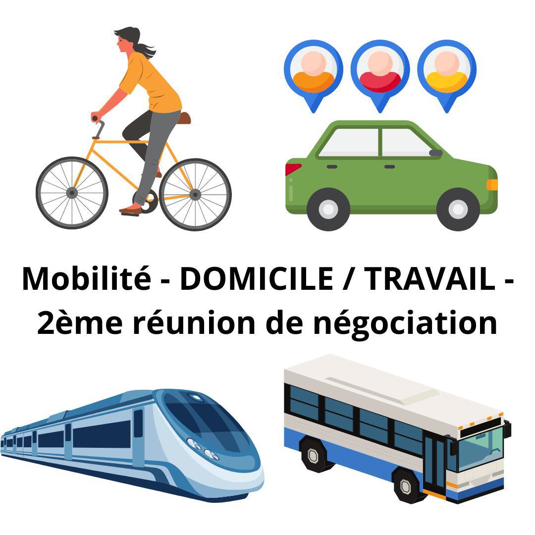 Mobilité - DOMICILE / TRAVAIL - 2ème réunion de négociation
