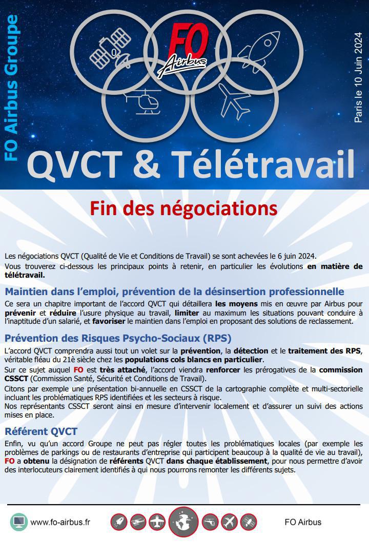 QVCT & Télétravail