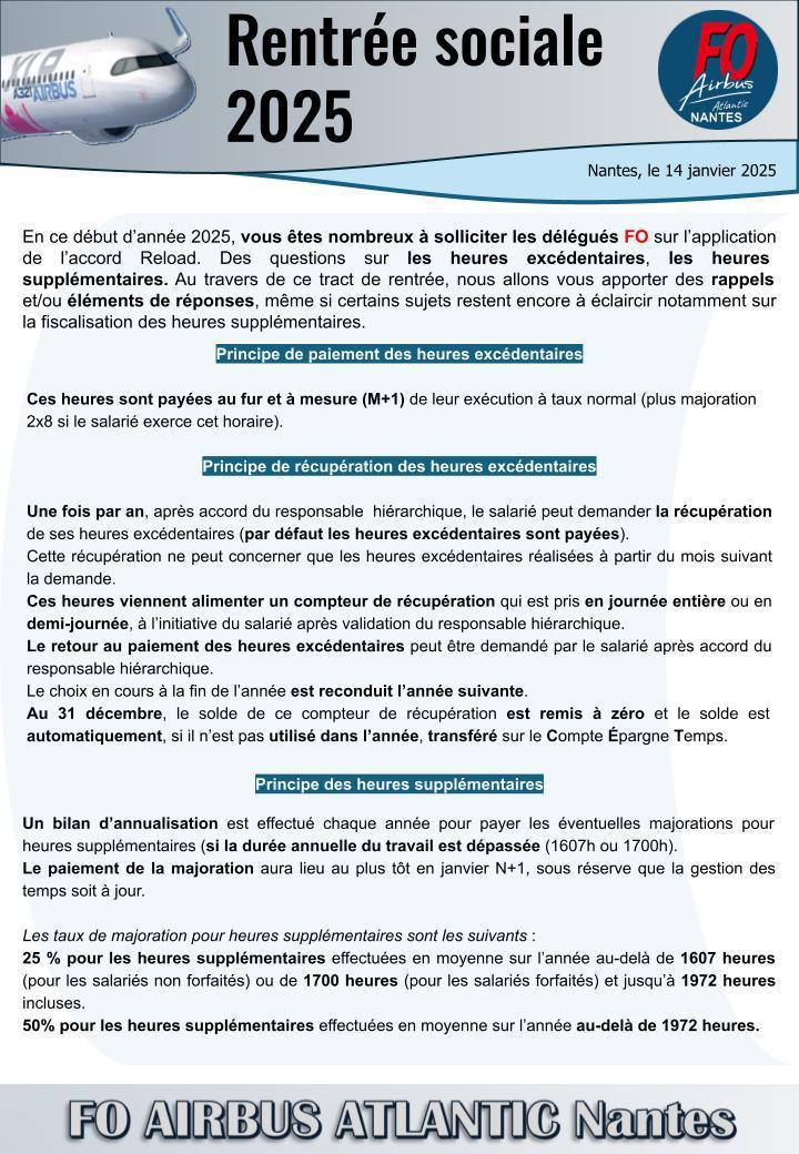 Rentrée sociale 2025