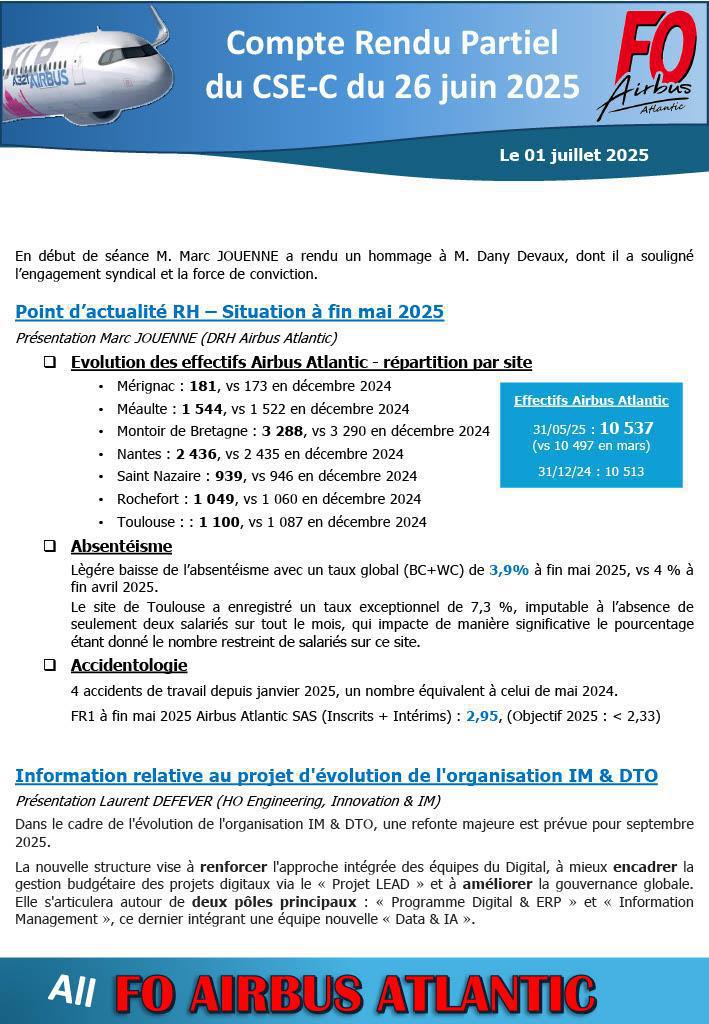 CR partiel du CSE-C du 26 juin 2025