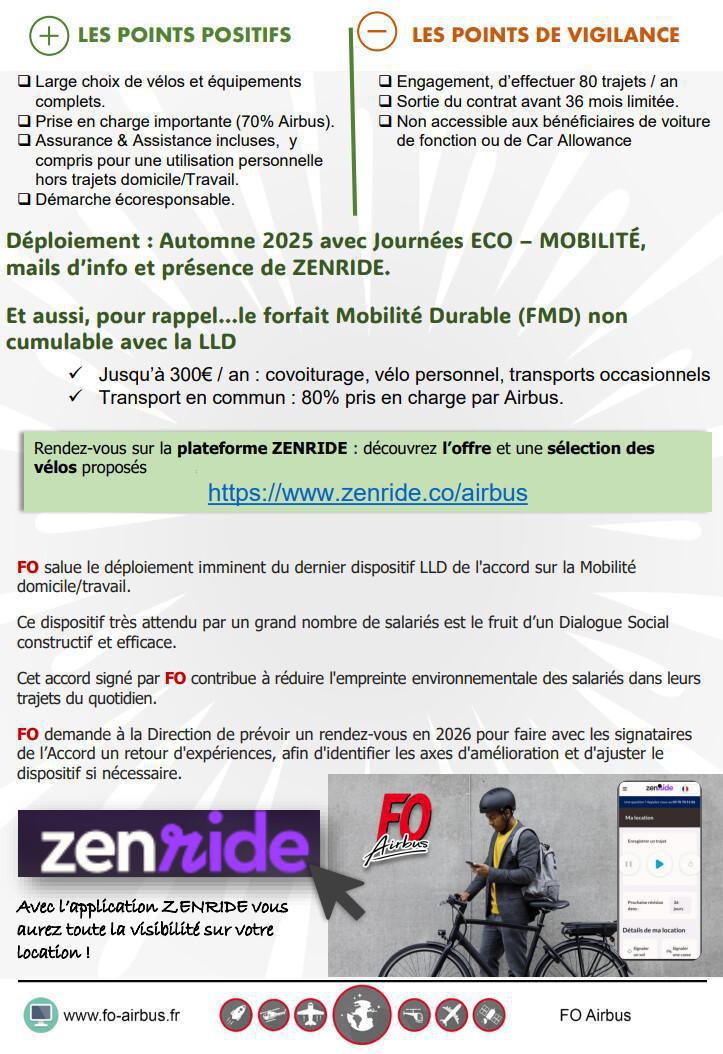 Location Longue Durée de vélo chez Airbus