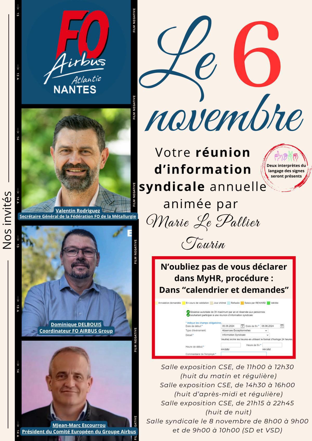RIS LE 6 NOVEMBRE
