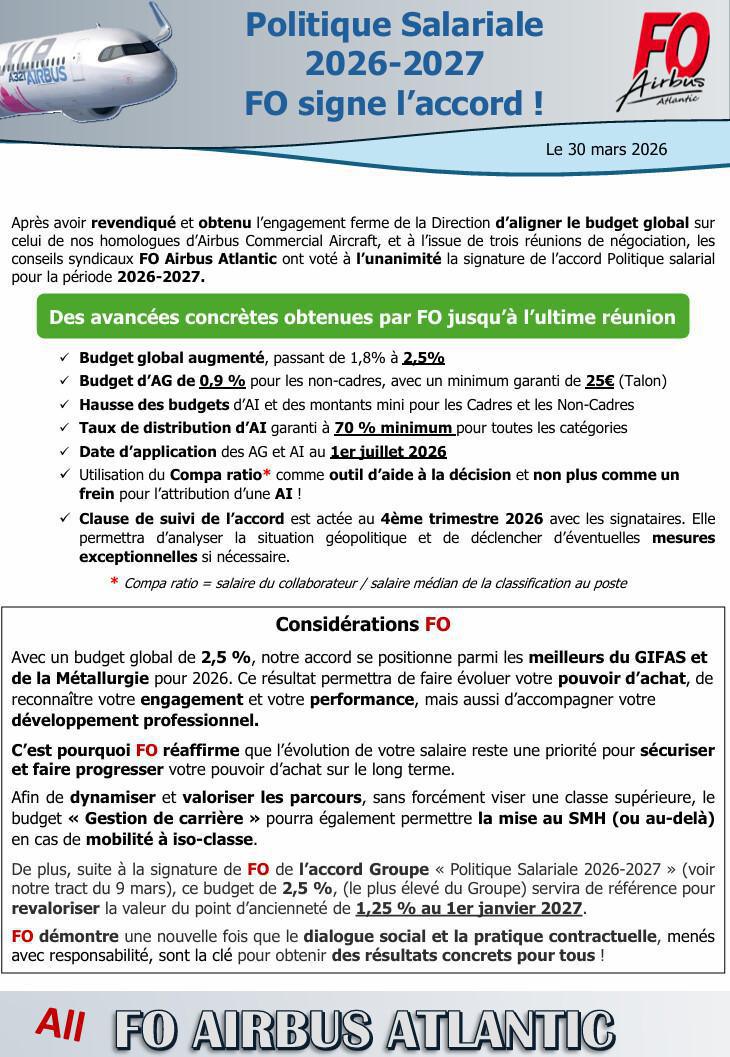Politique Salariale 2026-2027
