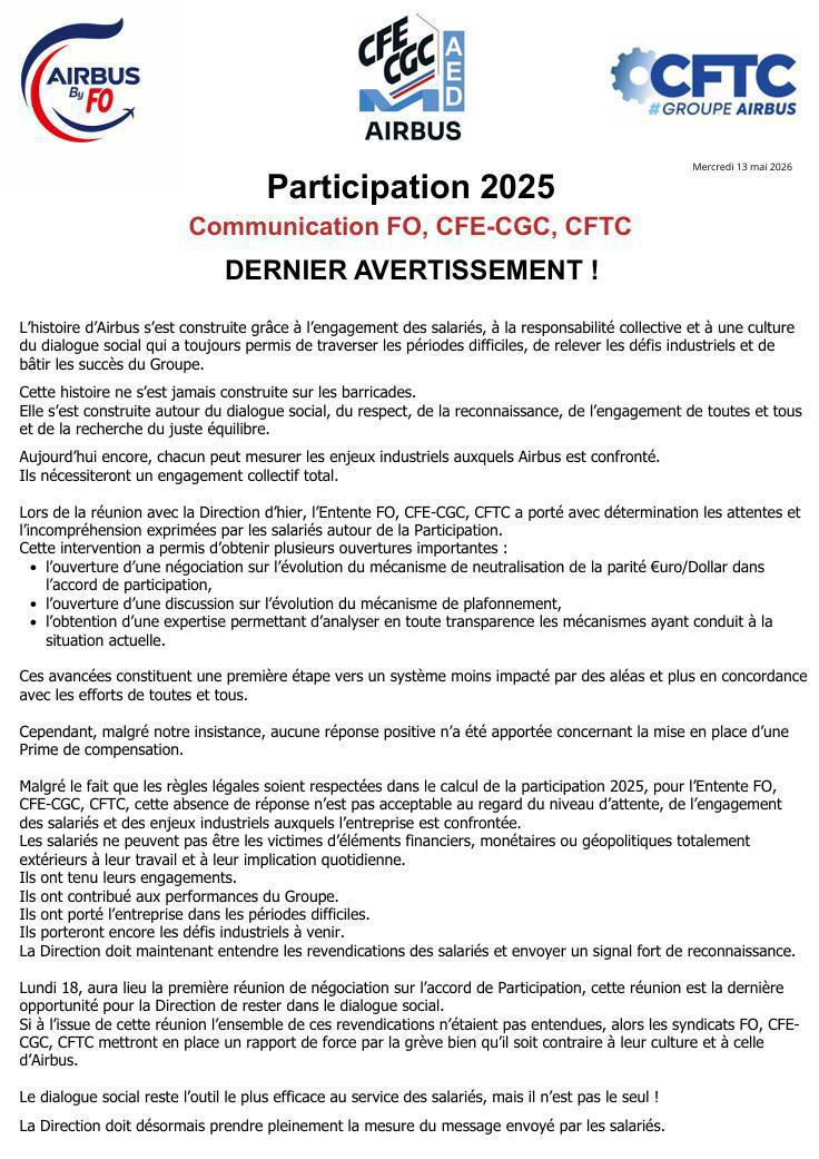 Dernier avertissement
