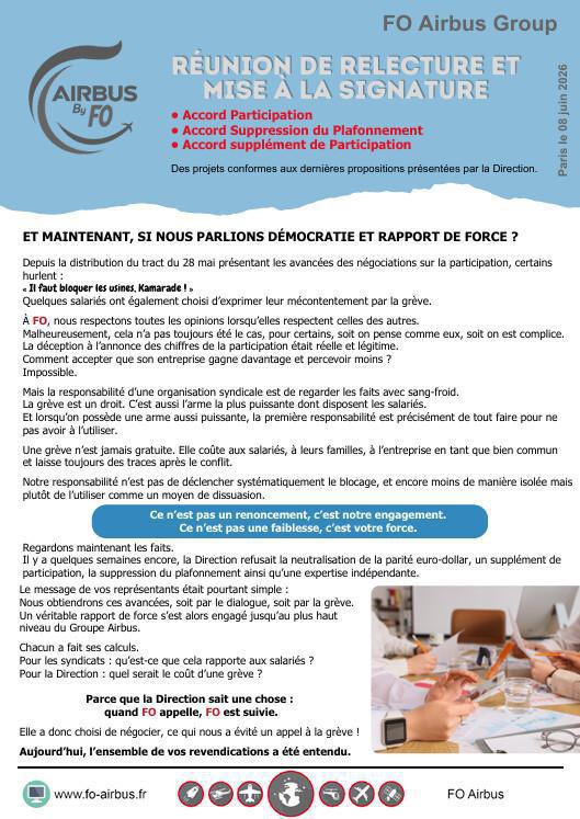 Réunion de relecture et mise à la signature 