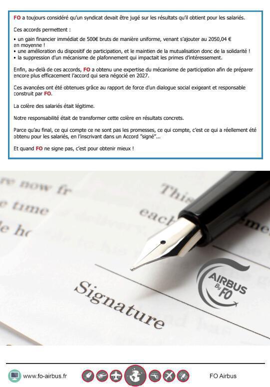 Signature des 3 accords participation