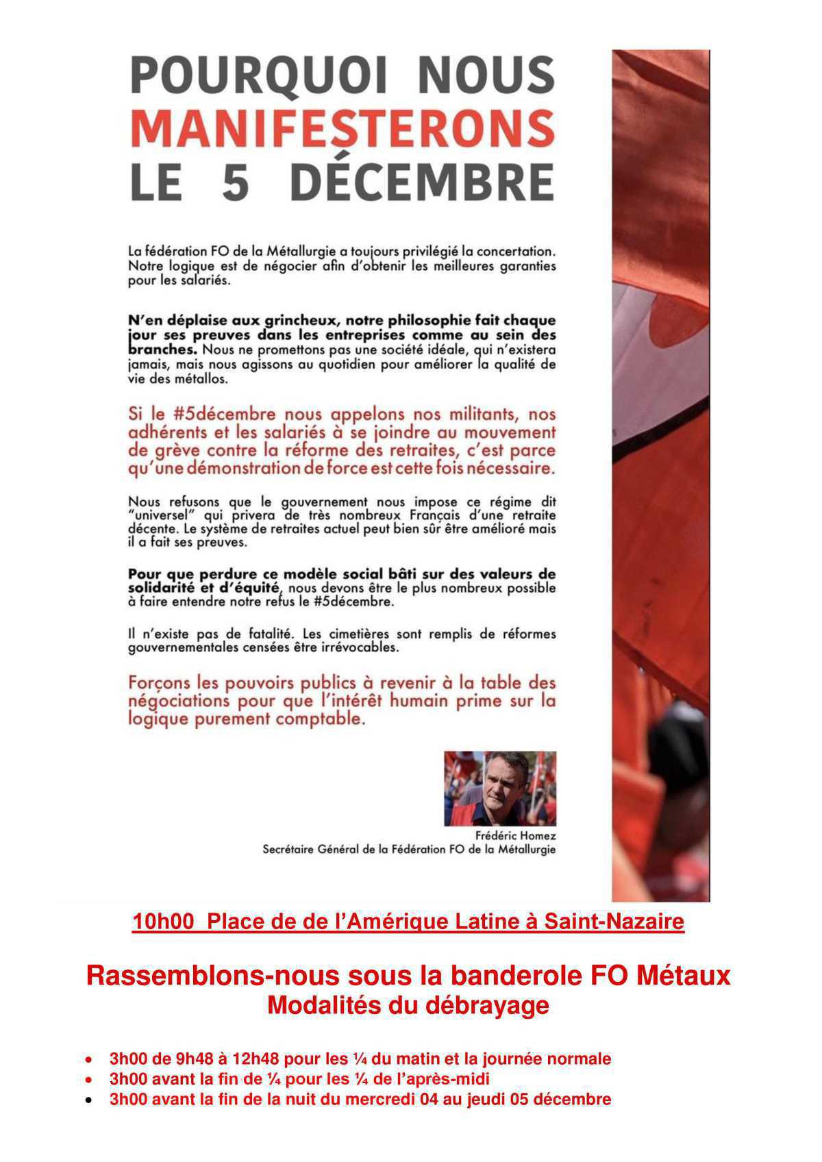 Manifestation du 5 décembre