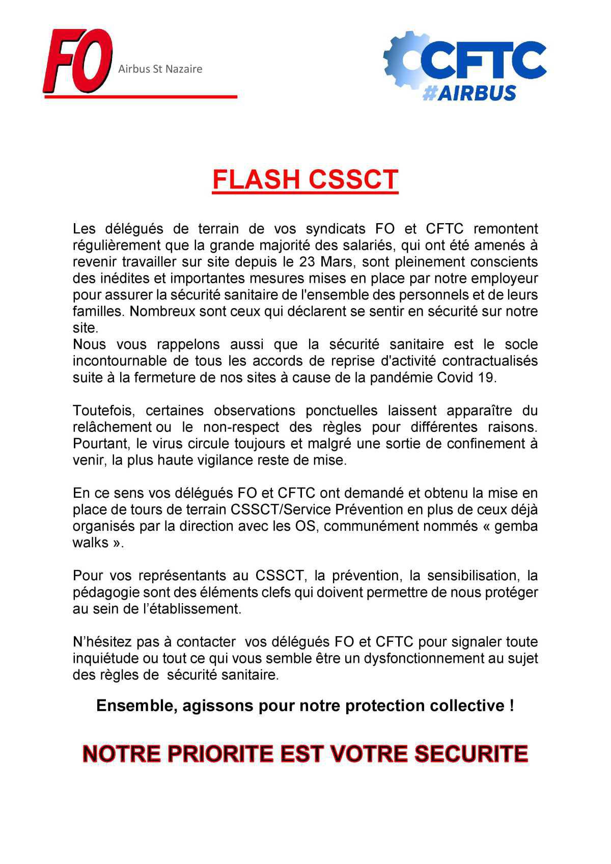 Flash CSSCT FO/CFTC