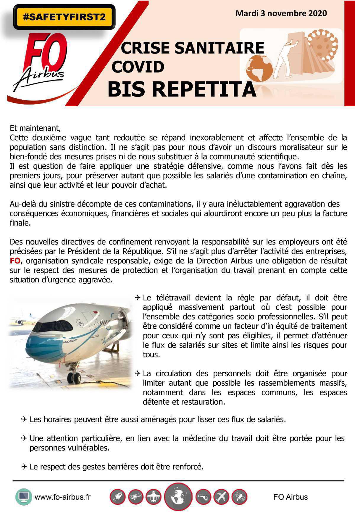 Crise sanitaire - Bis répétita Crise sanitaire - Bis répétita