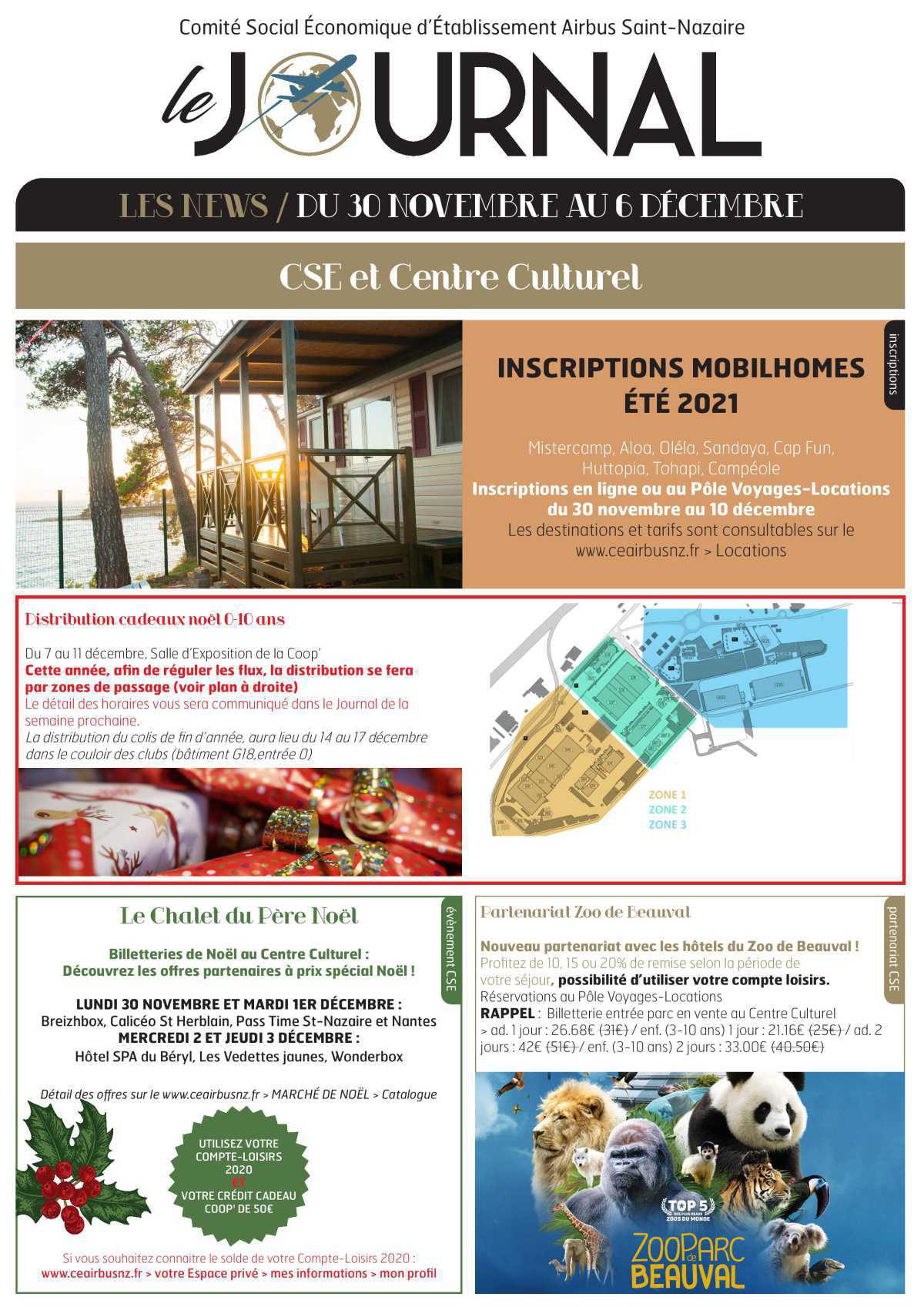 Informations du CSE et de la COOP semaine 49 Informations du CSE et de la COOP semaine 49