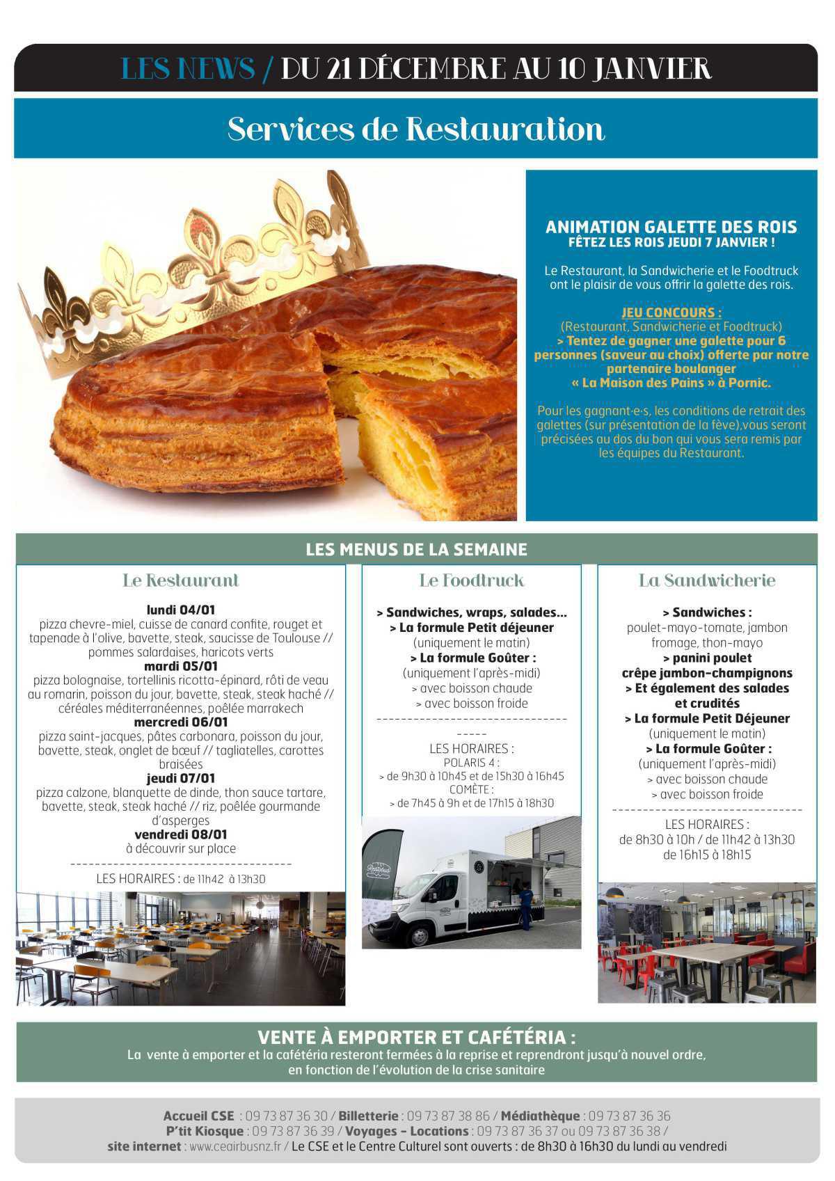 Informations du CSE et de la COOP semaine 52 Informations du CSE et de la COOP semaine 52