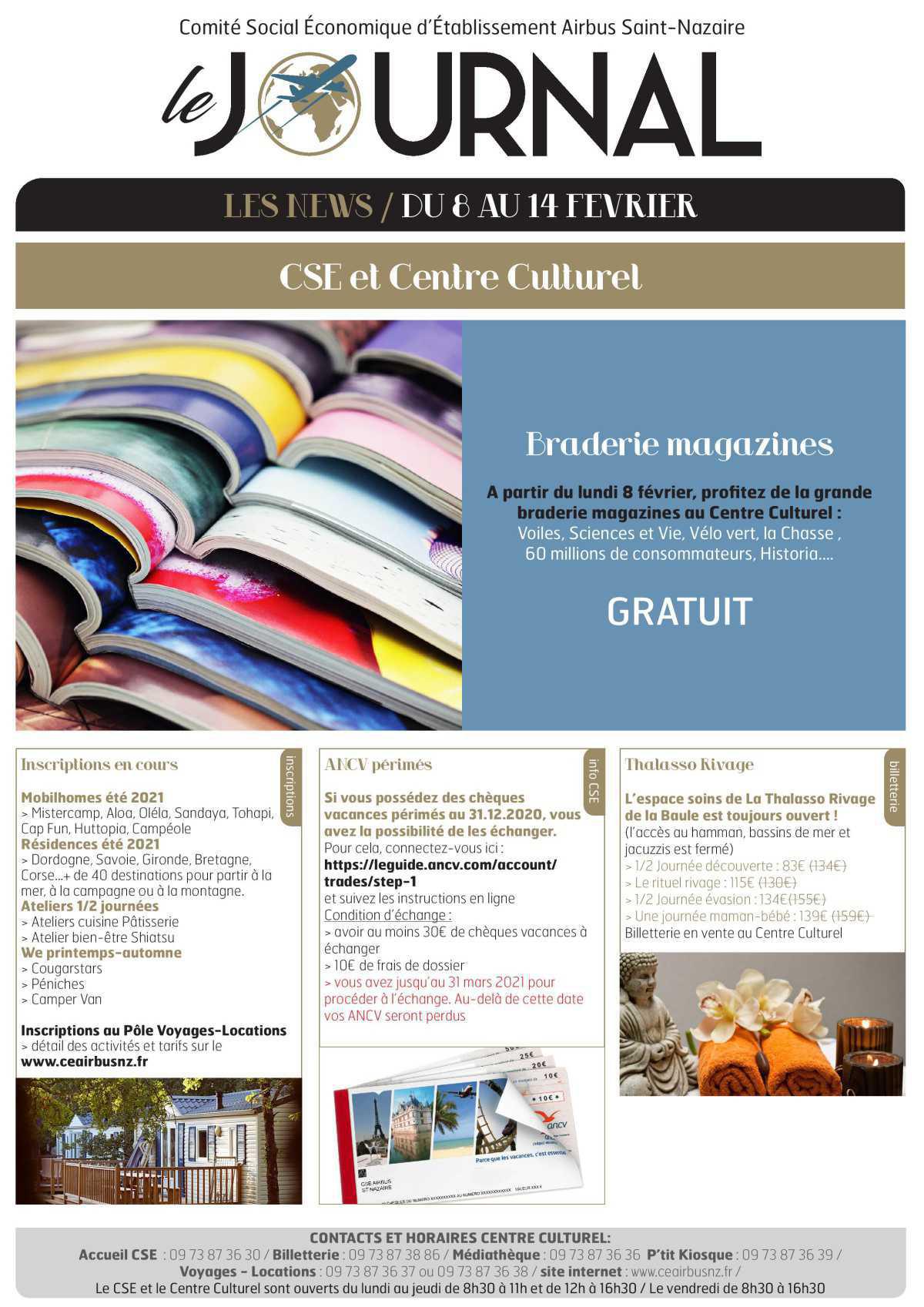 Informations du CSE et de la coopérative semaine 6 Informations du CSE et de la coopérative semaine 6