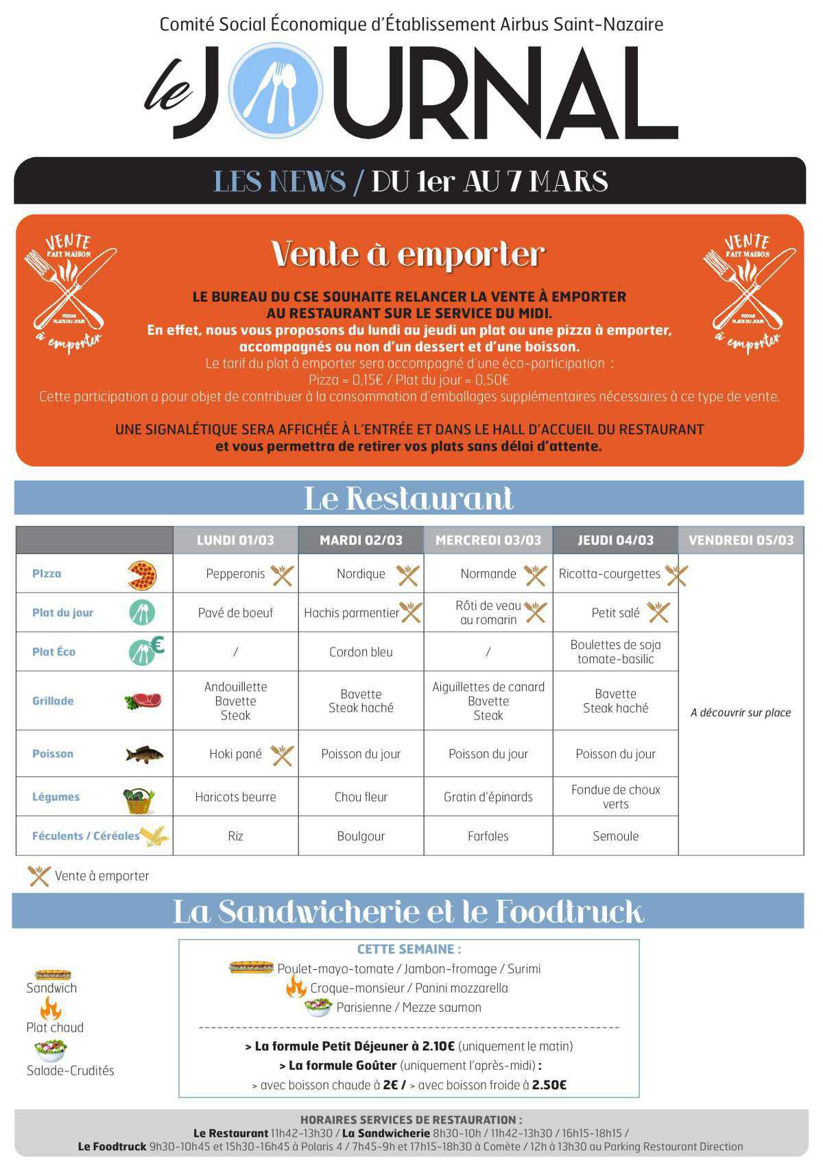 Informations du CSE et de la coopérative semaine 9 Informations du CSE et de la coopérative semaine 9