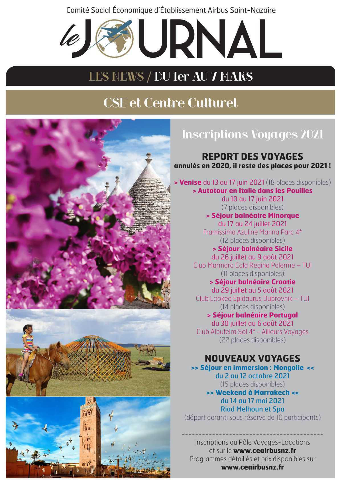 Informations du CSE et de la coopérative semaine 9 Informations du CSE et de la coopérative semaine 9