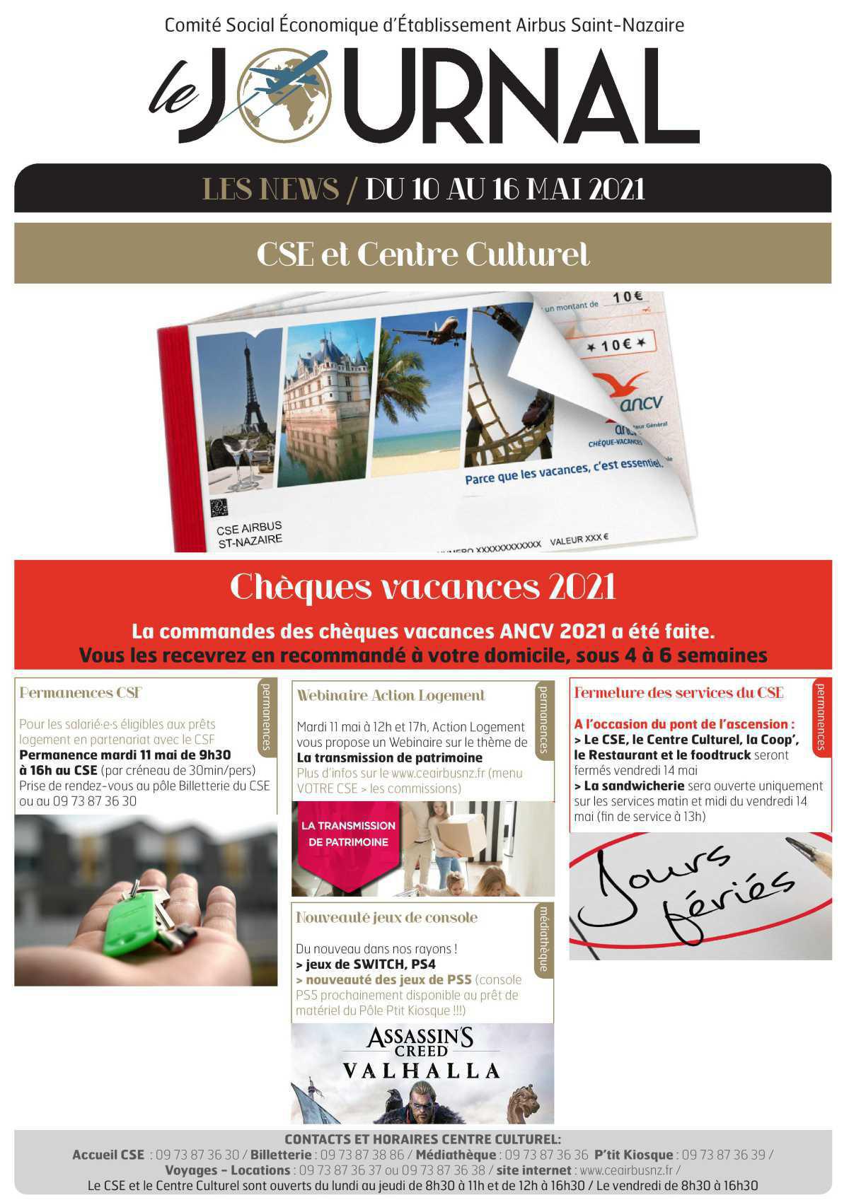 Informations du CSE et de la COOP semaine 19 Informations du CSE et de la COOP semaine 19