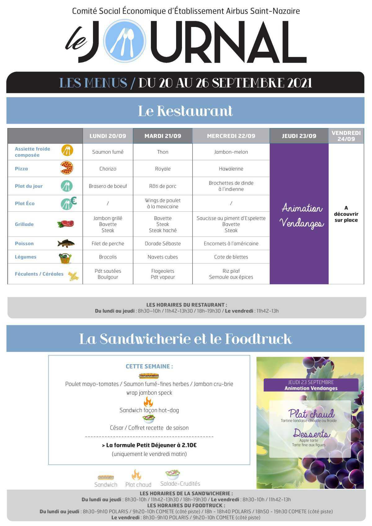 Informations du CSE et de la COOP semaine 38