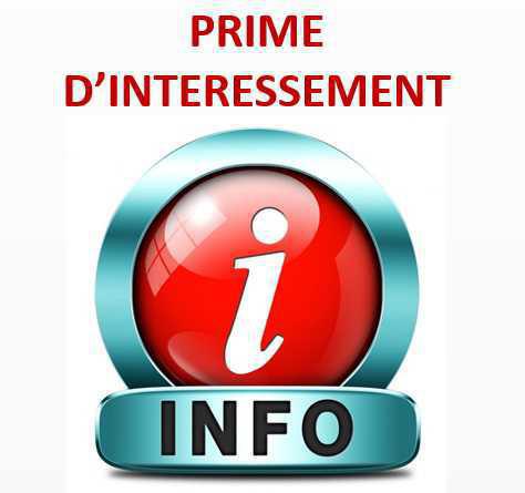Prime d'intéressement - exercice 2021