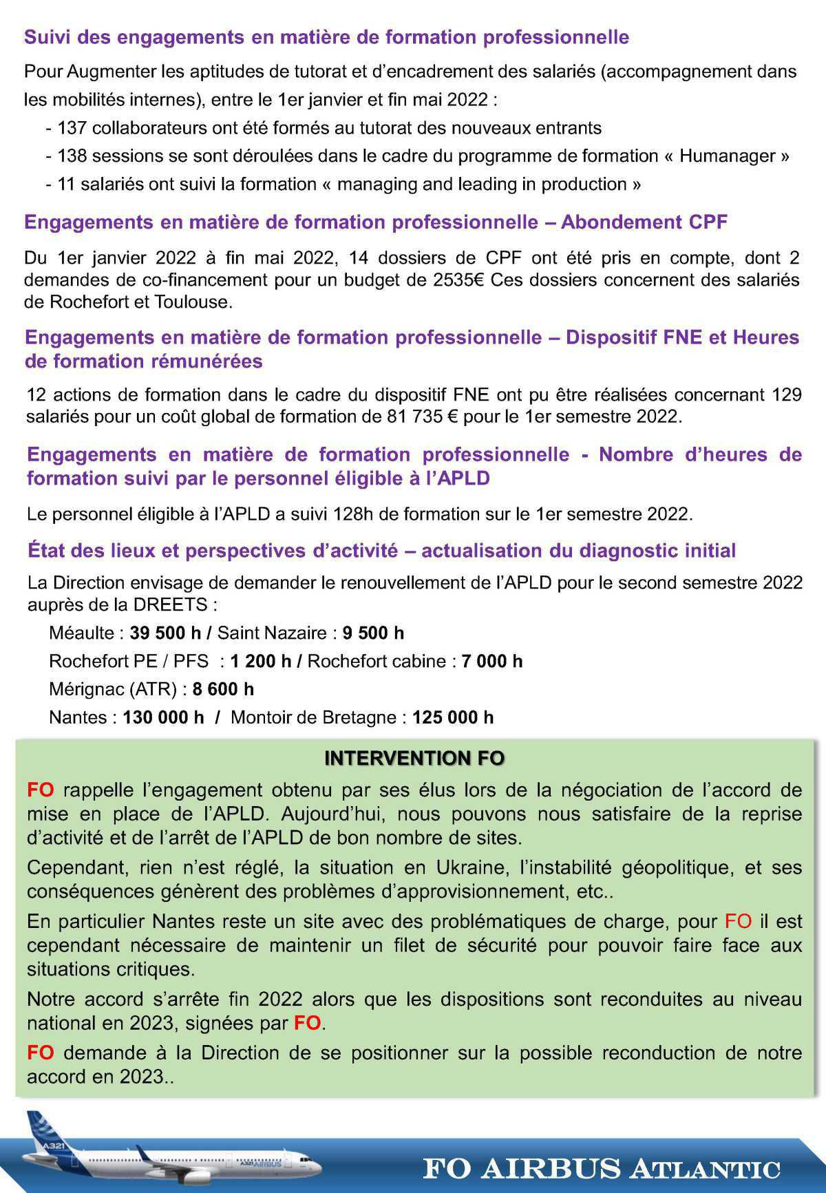 Compte rendu succinct du CSE-C du 24 juin 2022 Compte rendu succinct du CSE-C du 24 juin 2022