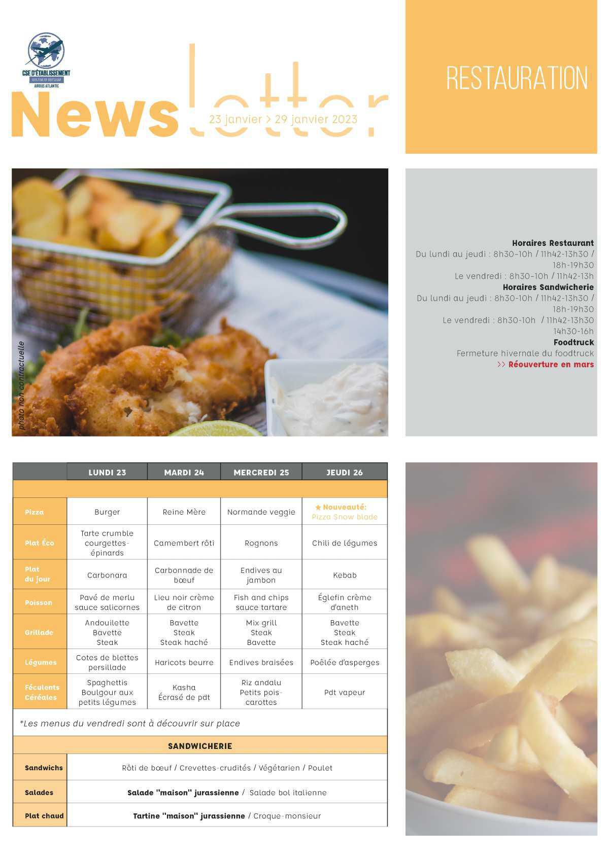 INFOS CSE et COOPERATIVE DU 20 JANVIER 2023 INFOS CSE et COOPERATIVE DU 20 JANVIER 2023