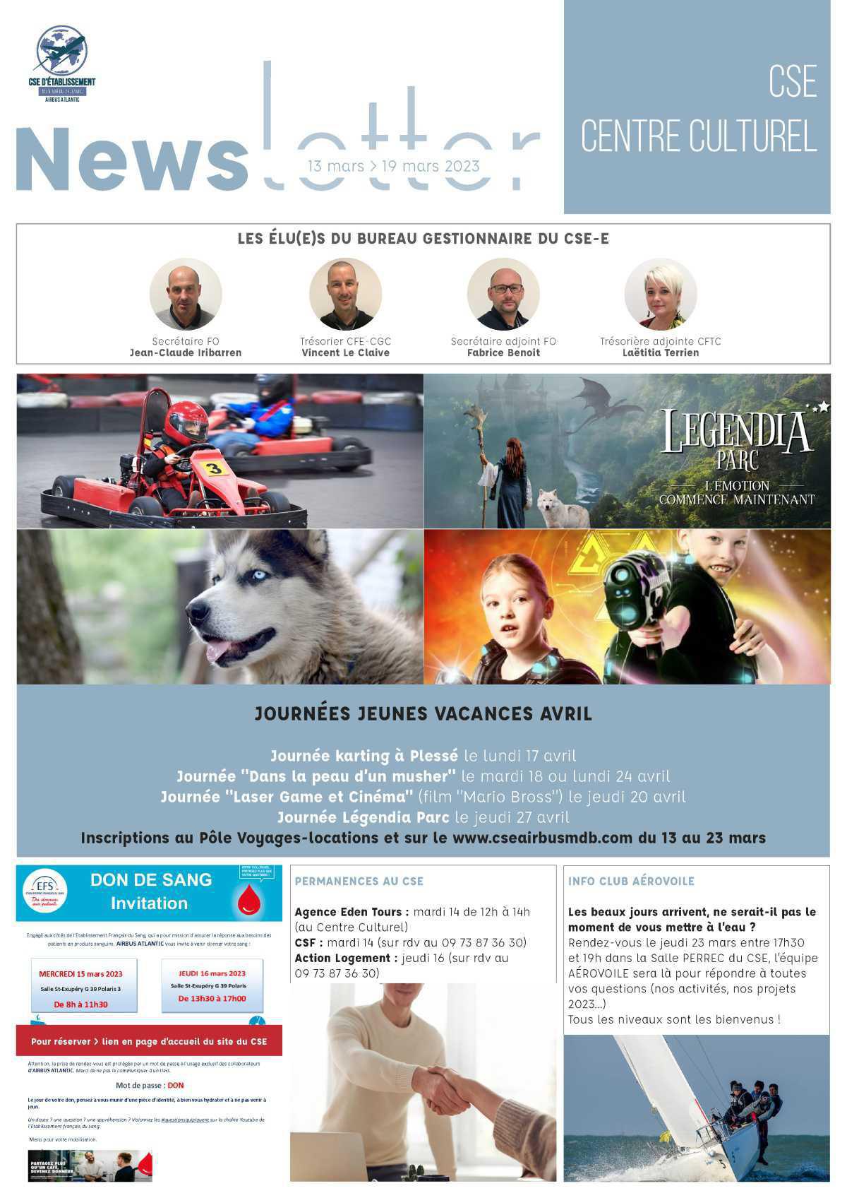 Informations du CSE et de la coopérative semaine 11 Informations du CSE et de la coopérative semaine 11