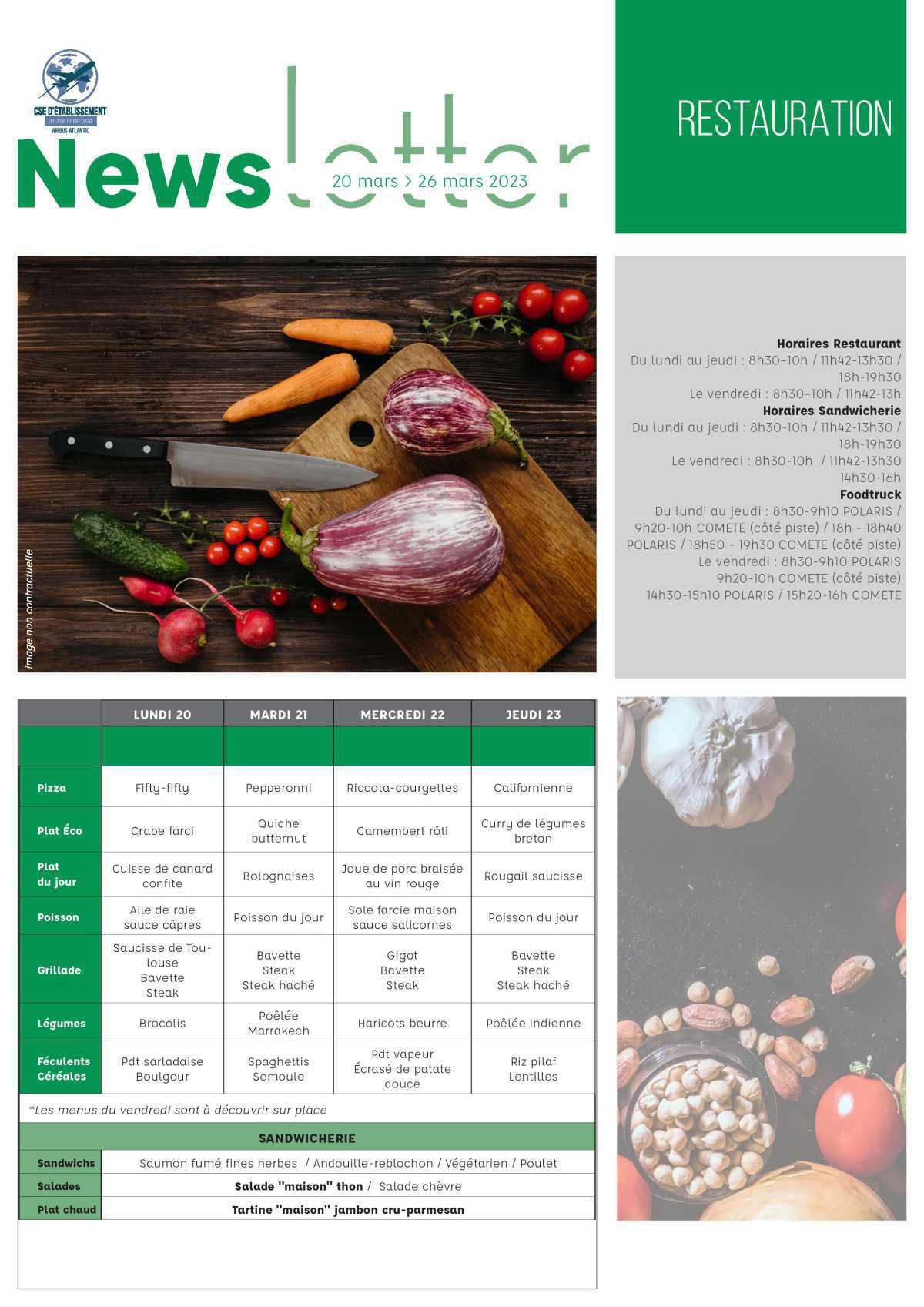 Informations du CSE et de la coopérative semaine 12 Informations du CSE et de la coopérative semaine 12