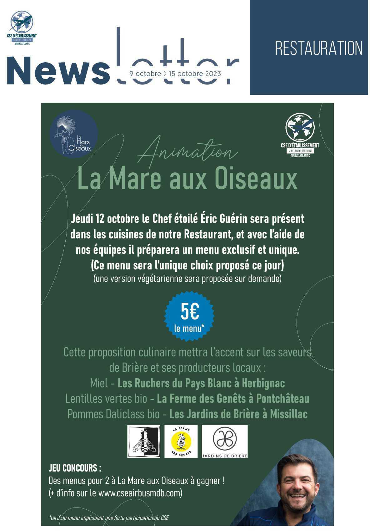 Informations du CSE et de la coopérative semaine 41 Informations du CSE et de la coopérative semaine 41
