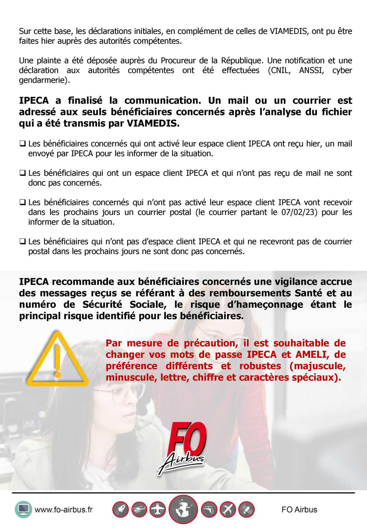 IPECA : cyber attaque sur Viamedis 
