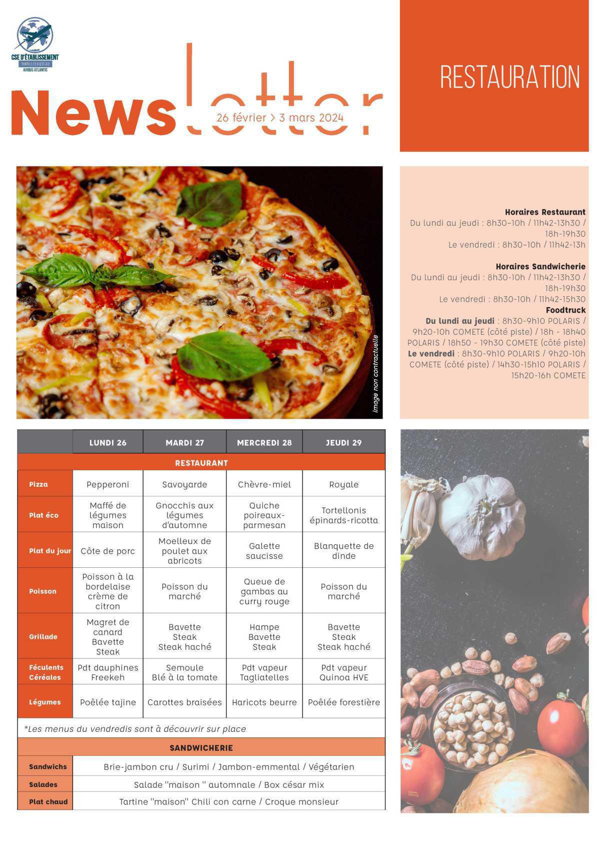 Informations du CSE et de la coopérative semaine 9 Informations du CSE et de la coopérative semaine 9