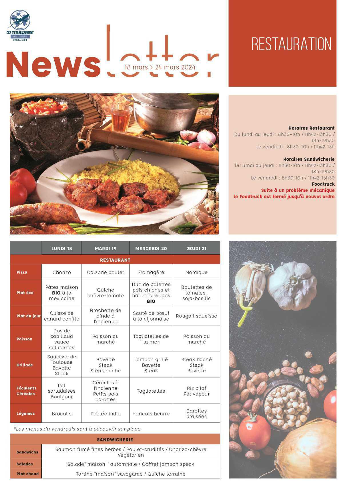 Informations du CSE et de la Coopérative semaine 12 Informations du CSE et de la Coopérative semaine 12