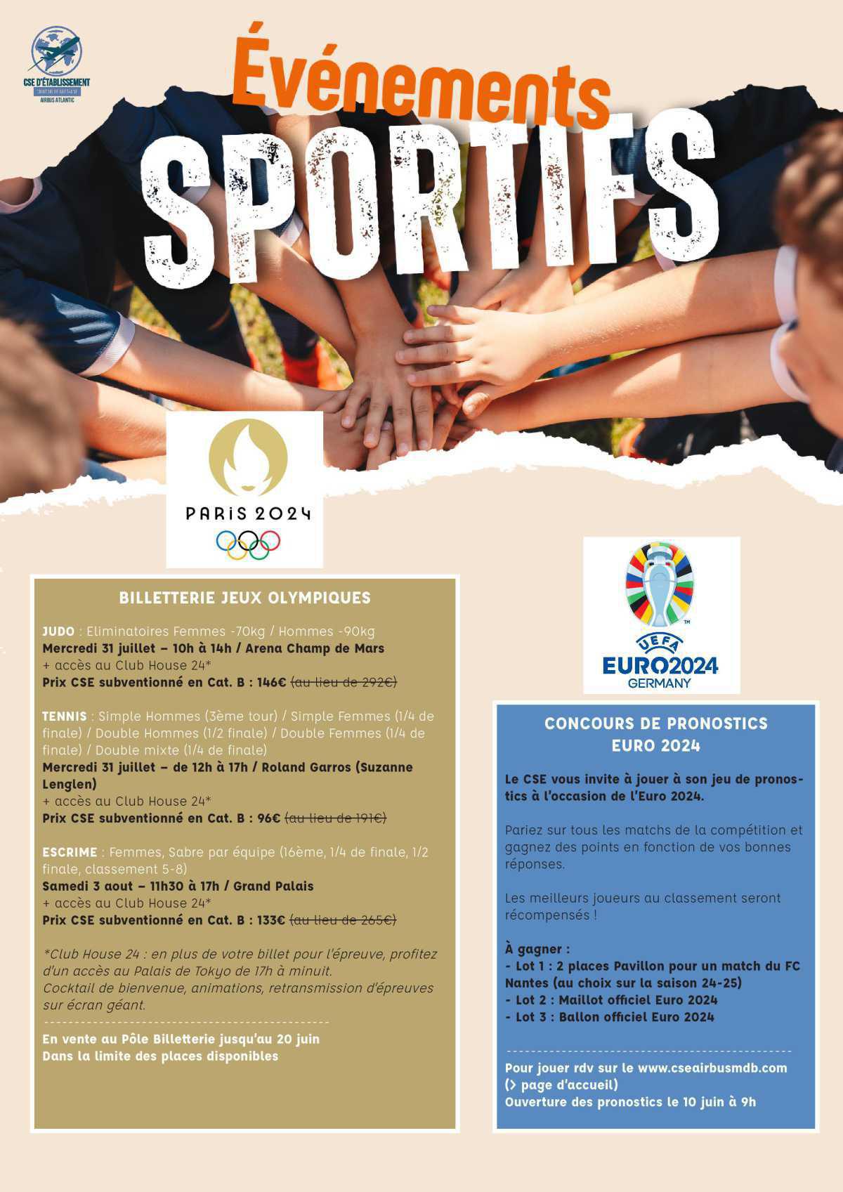 Informations du CSE et de la coopérative semaine 24 Informations du CSE et de la coopérative semaine 24