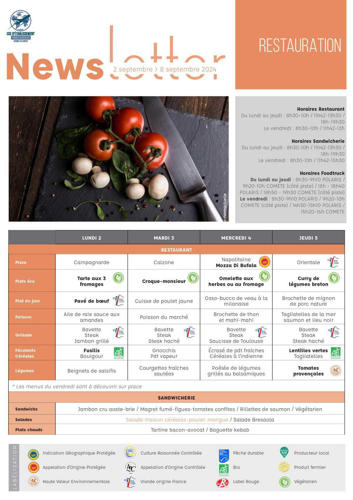 Informations du CSE et de la coopérative semaine 36 Informations du CSE et de la coopérative semaine 36