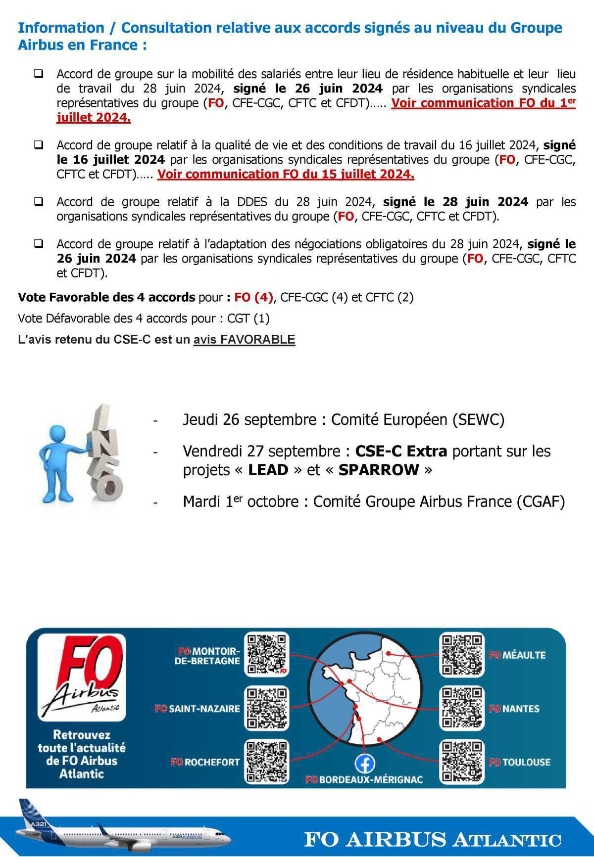 Compte rendu partiel du CSE-C du 17 septembre 2024 Compte rendu partiel du CSE-C du 17 septembre 2024