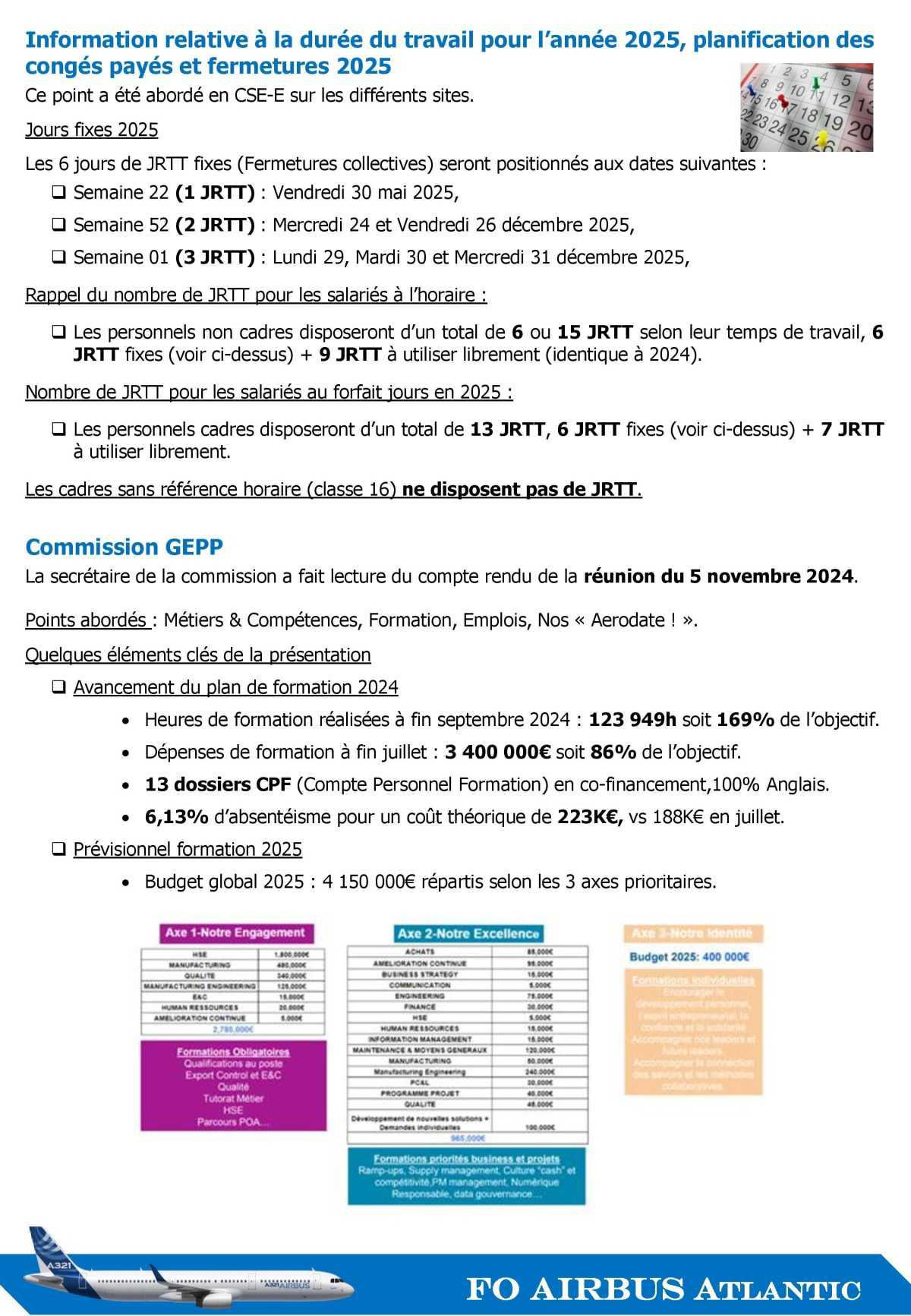 Compte-rendu FO partiel du CSE-C du 15 novembre 2024