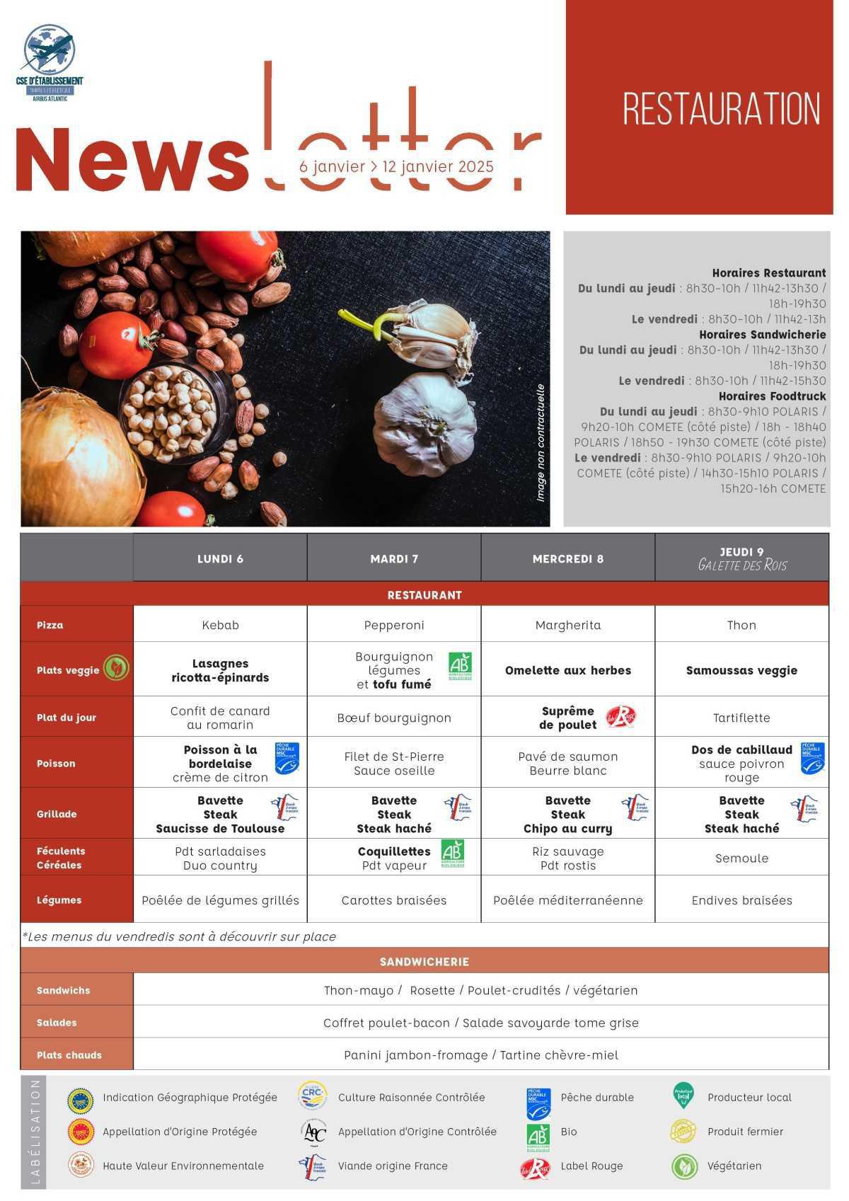 Informations du CSE et de la coopérative semaine 52 Informations du CSE et de la coopérative semaine 52