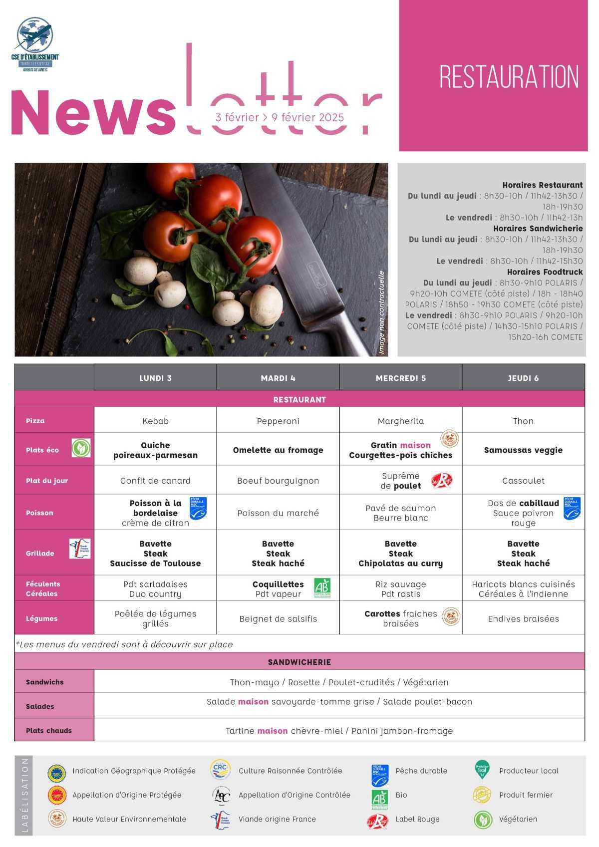 Informations du CSE et de la coopérative semaine 6 Informations du CSE et de la coopérative semaine 6