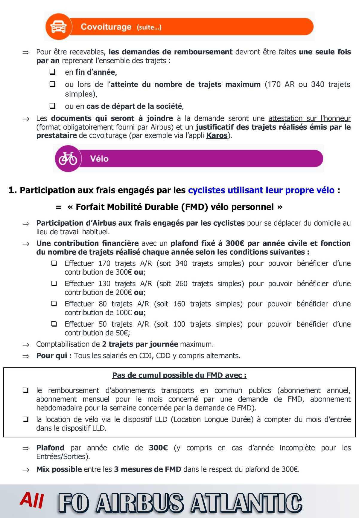 Mobilité des salariés : Domicile - Travail #1