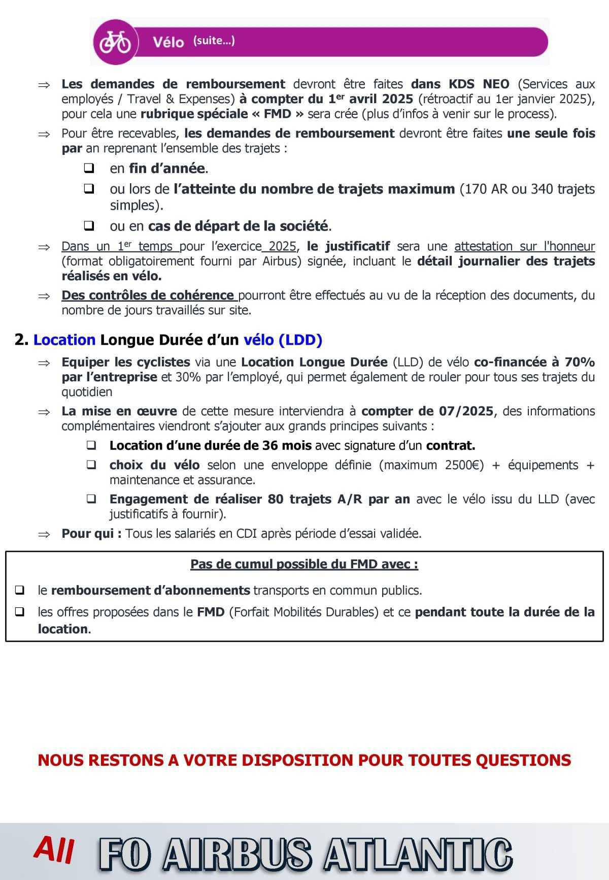 Mobilité des salariés : Domicile - Travail #1