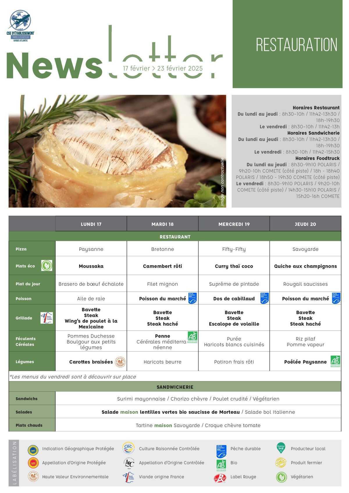 Informations du CSE et de la coopérative semaine 8 Informations du CSE et de la coopérative semaine 8