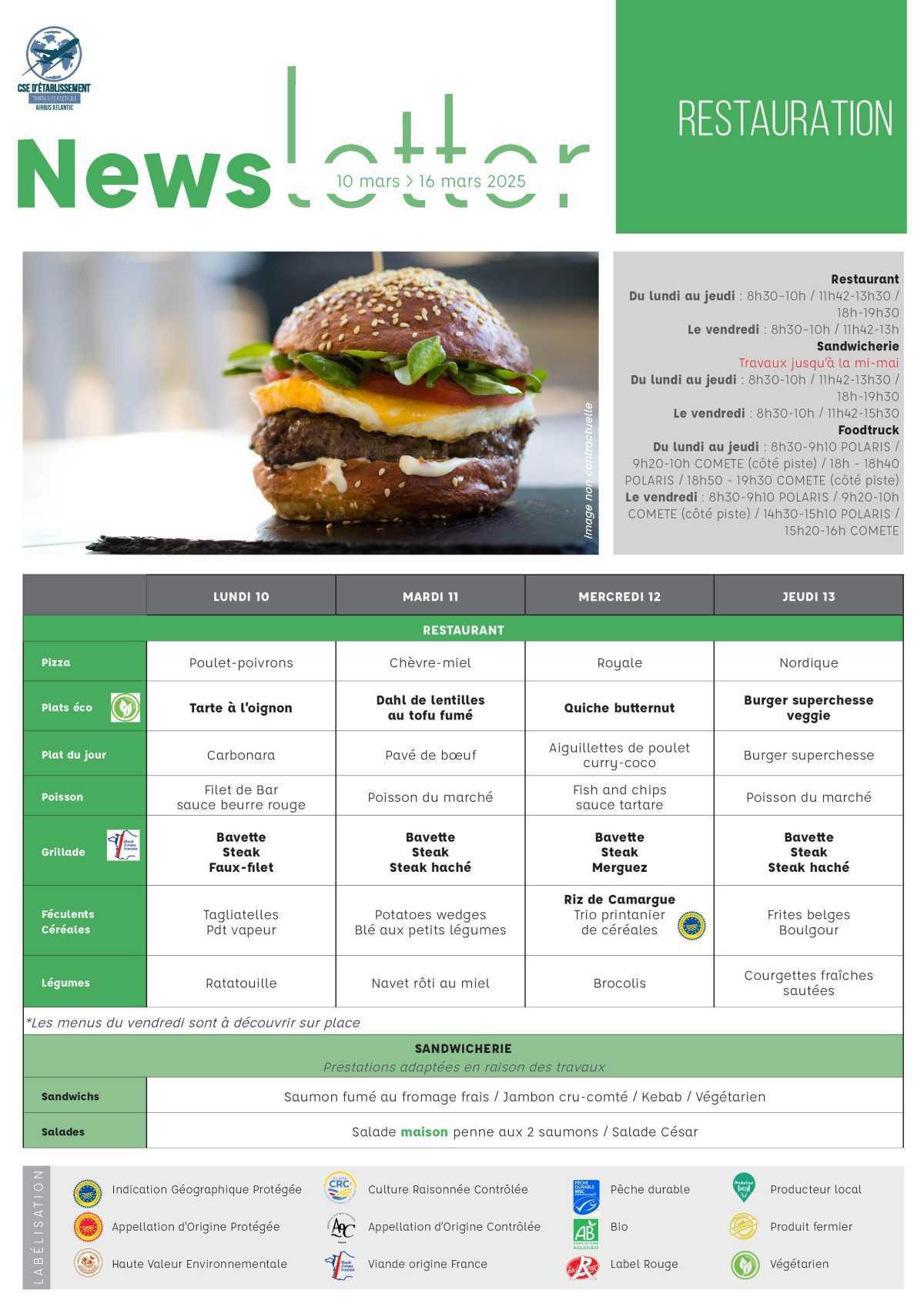 Informations du CSE et de la coopérative semaine 11 Informations du CSE et de la coopérative semaine 11