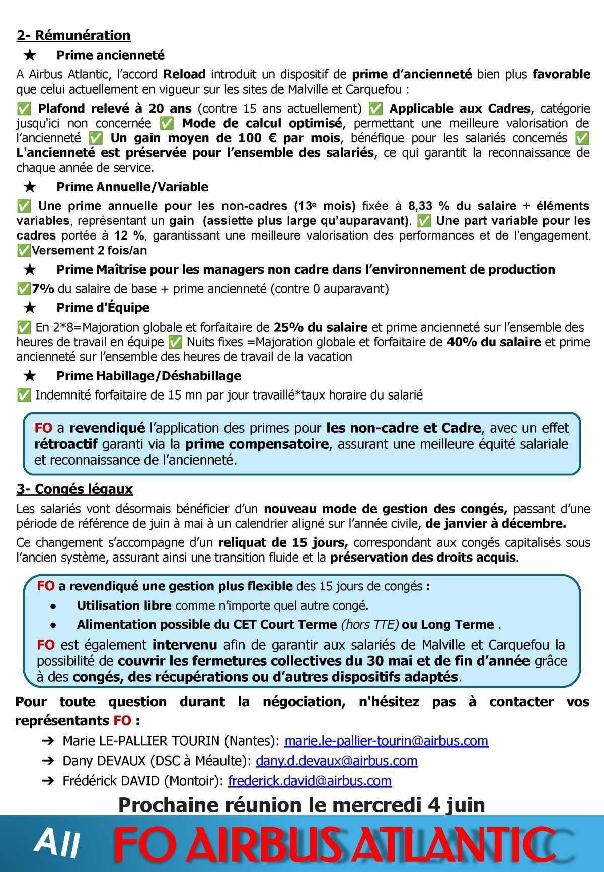 Accord de substitution : sites de Malville et Carquefou => Acte 1