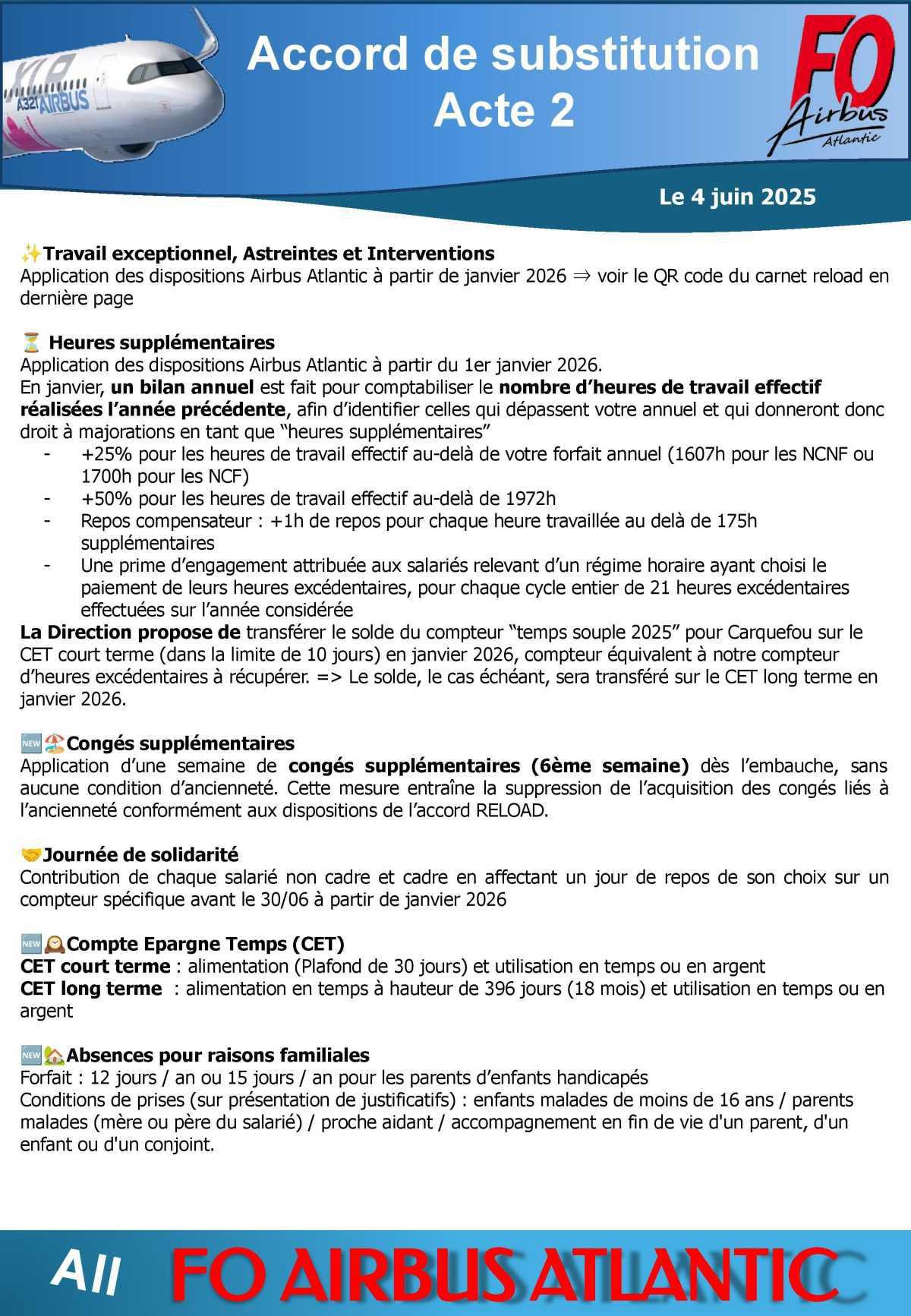 Accord de substitution : sites de Malville et Carquefou => Acte 2
