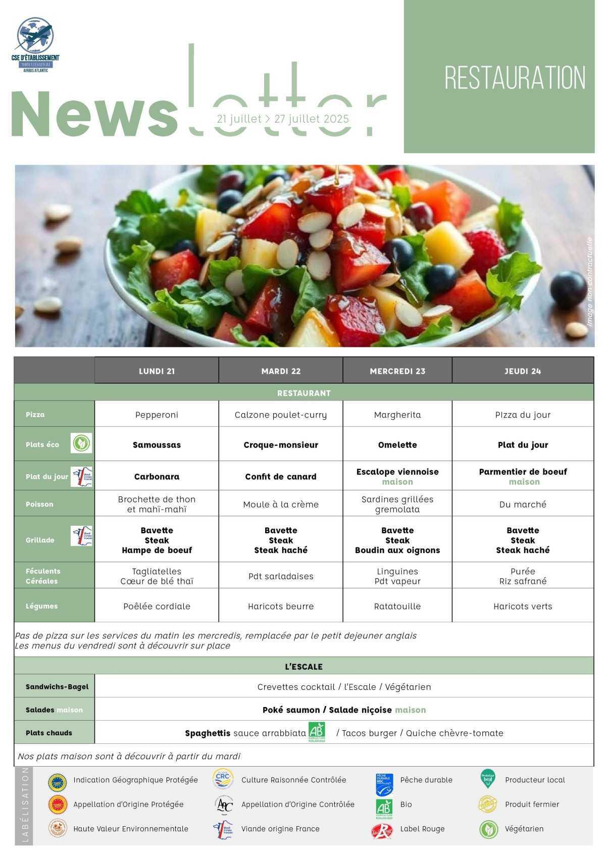 Informations du CSE et de la coopérative semaine 30 Informations du CSE et de la coopérative semaine 30