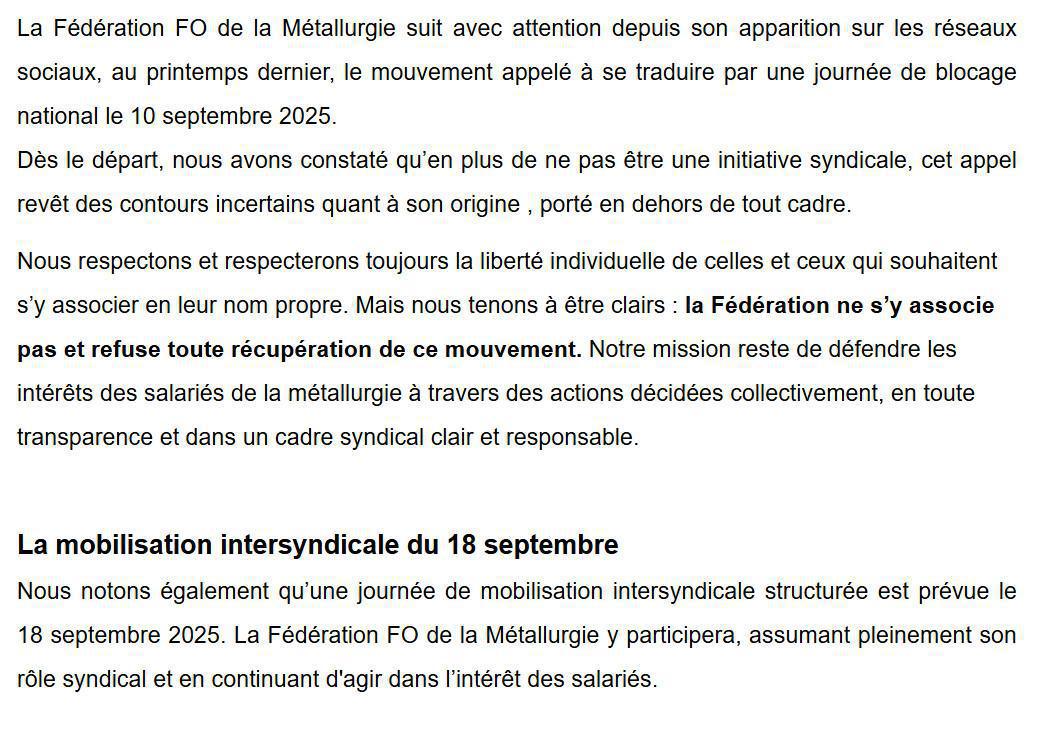 Mobilisation du 18 septembre 2025