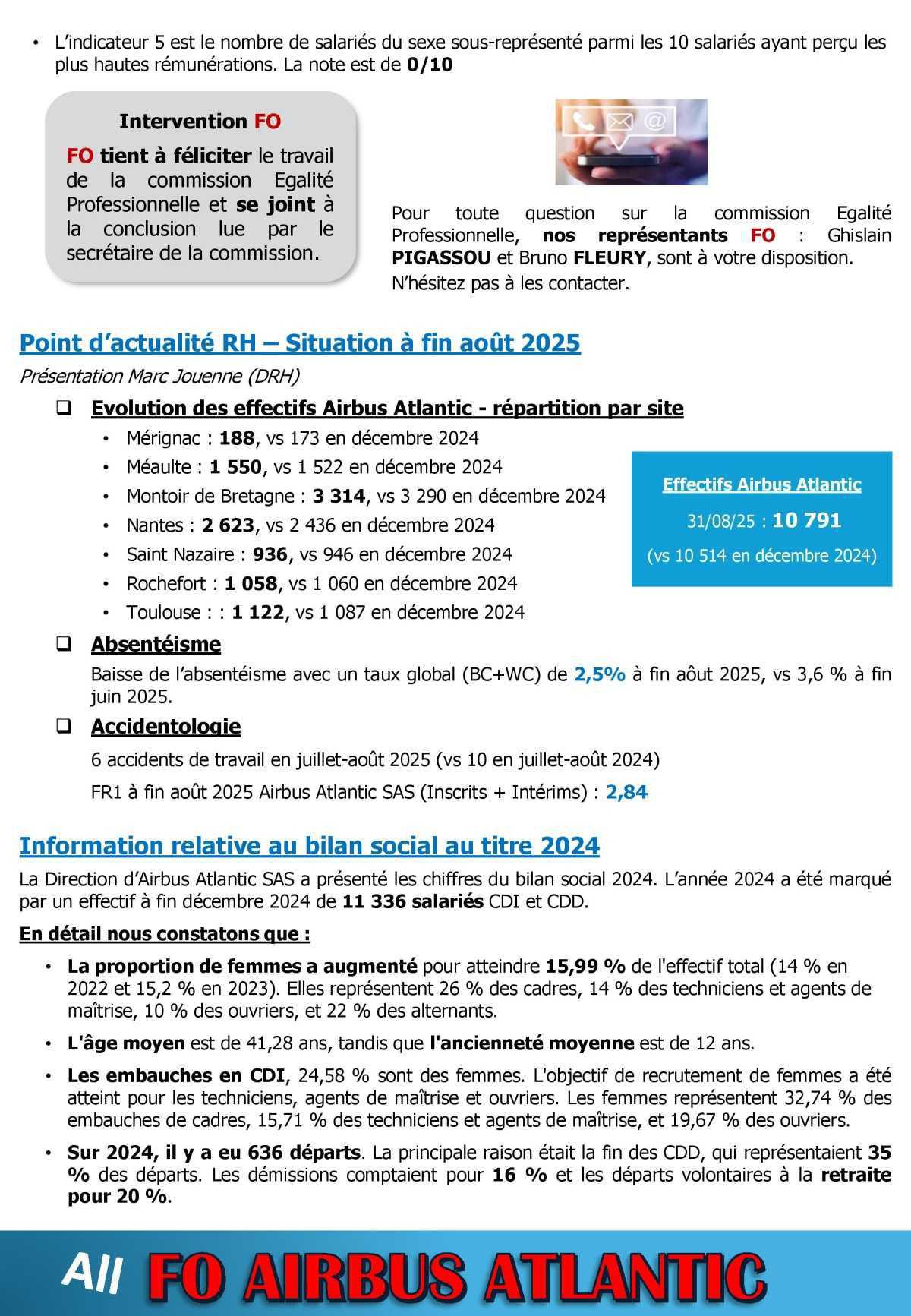 Compte-Rendu Partiel du CSE-C du 18 septembre 2025